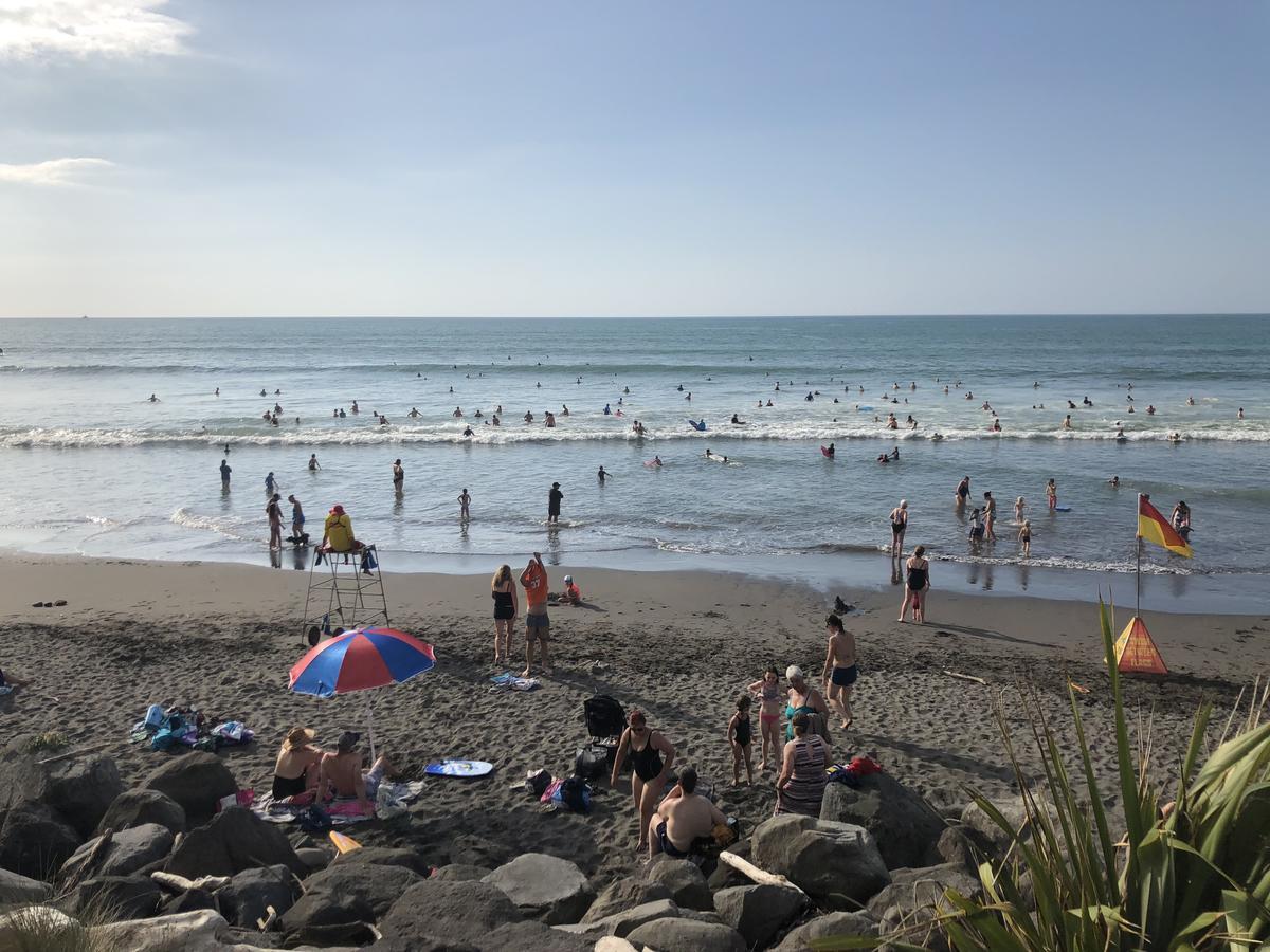 Ocean Front East End Beach House New Plymouth Rom bilde